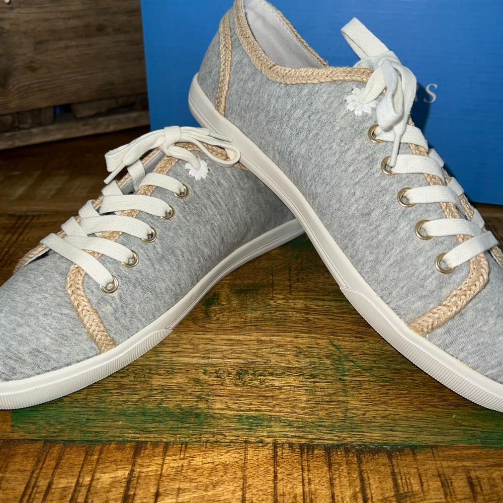 Jack Rogers Gray Jersey Lia Rope sneakers. Size 10. Brand new in box. - Picture 8 of 11